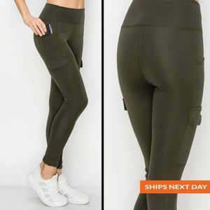 Cargo Pocket Legging - Pocket Legging - Cargo Legging - Body Shaping